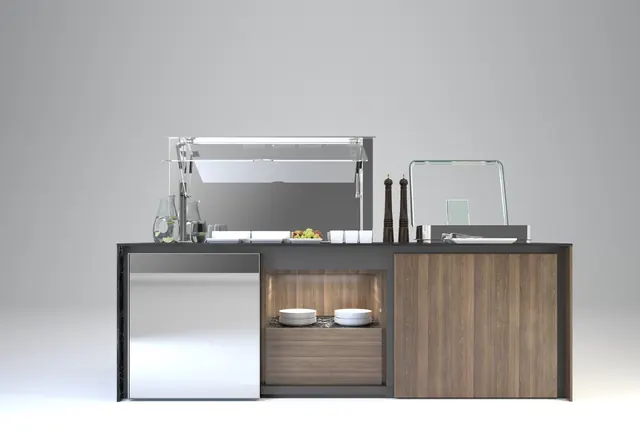 BLADE open: buffet with cooled top and cloche